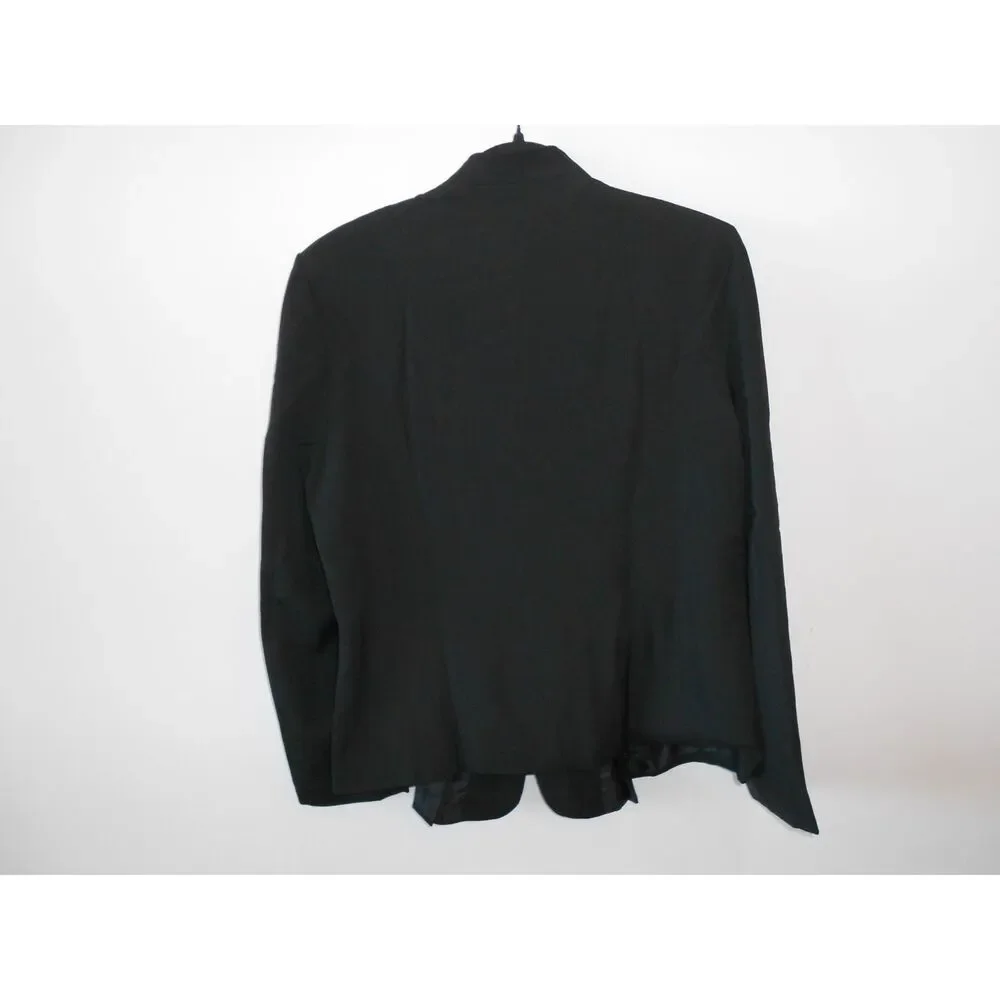 NWT Women's Large L Black Blazer Single Button - Picture 2 of 3